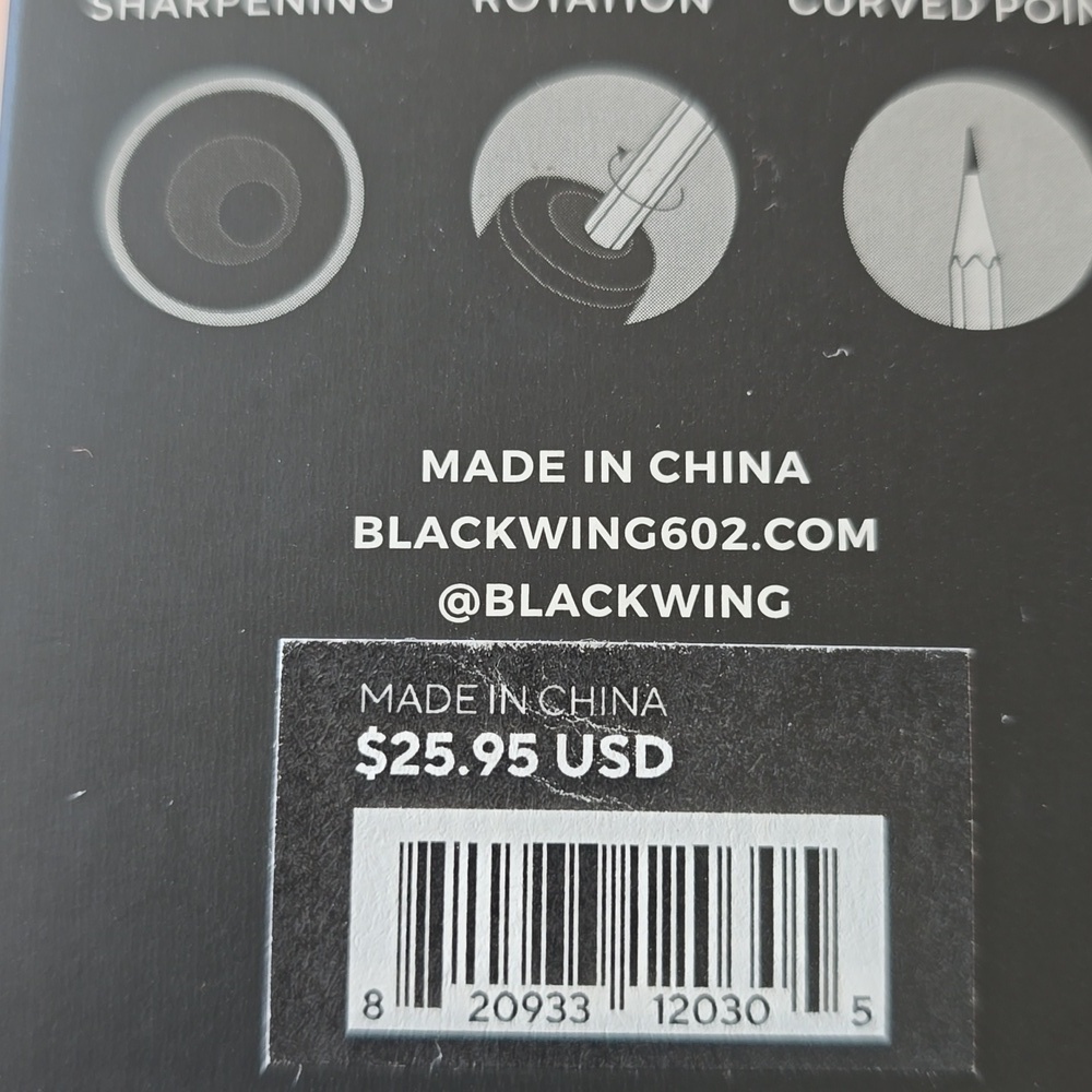 ❤️BUY 5 GET 3 FREE💃  Blackwing One-Step Pencil Sharpener, Size 3.9" x 2.4" - Picture 11 of 16